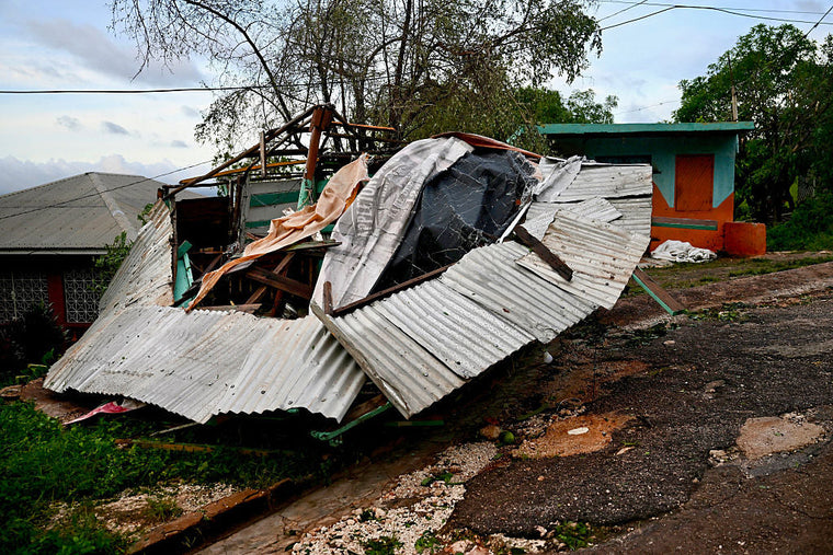 Damage in Jamaica after Hurricane Melissa