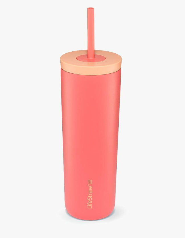 LifeStraw Go Series Water Filter Tumbler Bottle Filter LifeStraw - Online store Apricot