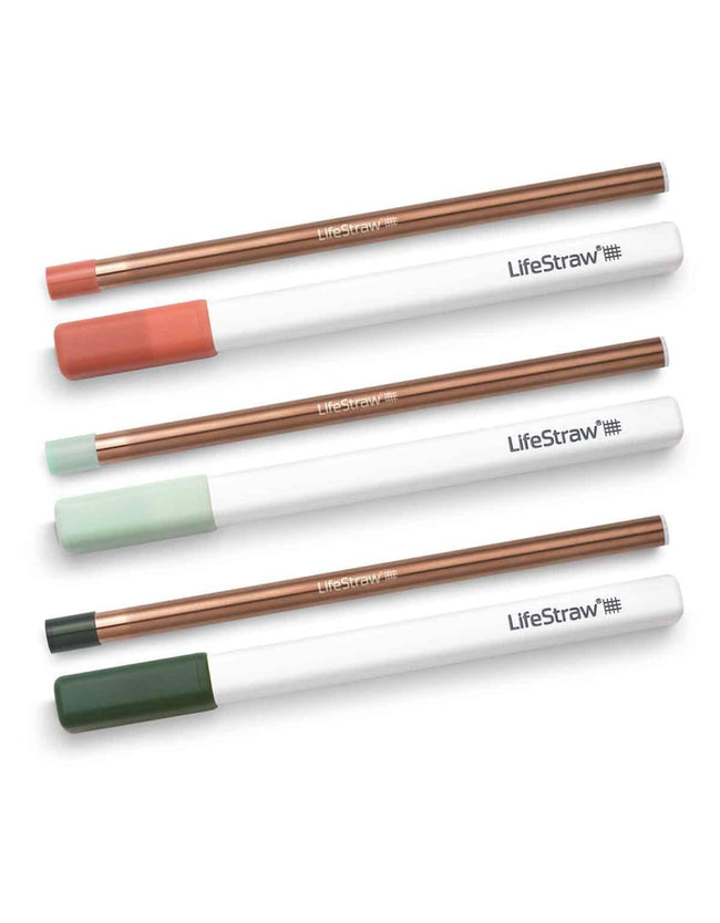 LifeStraw Sip 3-Pack Straw Filter LifeStraw - Online store 3-Pack Copper 