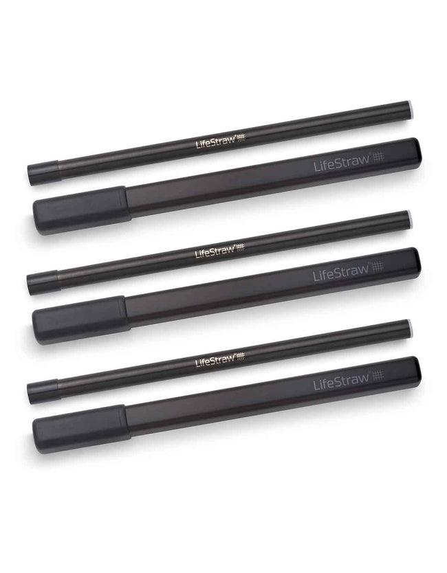 LifeStraw Sip 3-Pack Straw Filter LifeStraw - Online store 3-Pack Obsidian 