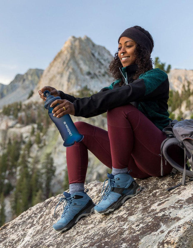 LifeStraw Peak Series Collapsible Squeeze 1L Bottle with Filter Bottle Filter LifeStraw Water Filters & Purifiers