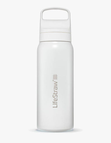LifeStraw Go Series Stainless Steel 700 ml Bottle Filter LifeStraw - Online store /Color-Polar White