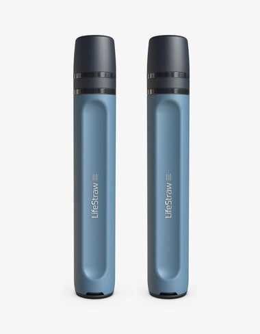 LifeStraw Peak Series Straw Straw LifeStraw Water Filters & Purifiers /Color-Blue 2 Pack
