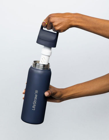 LifeStraw Go Series Stainless Steel 700 ml Bottle Filter LifeStraw - Online store